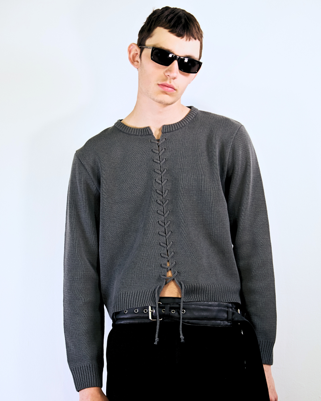VIPER CARDIGAN Veil Grey – av vattev