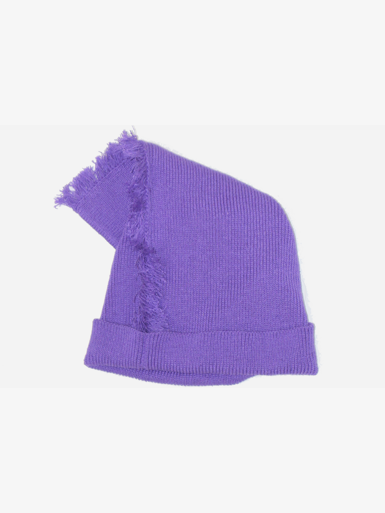 DRAPED BEANIE HAT PURPLE