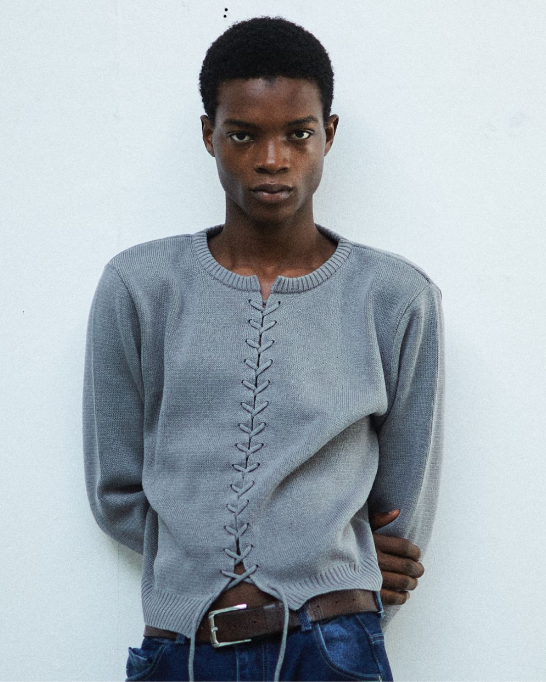 VIPER CARDIGAN Arctic Mist Grey