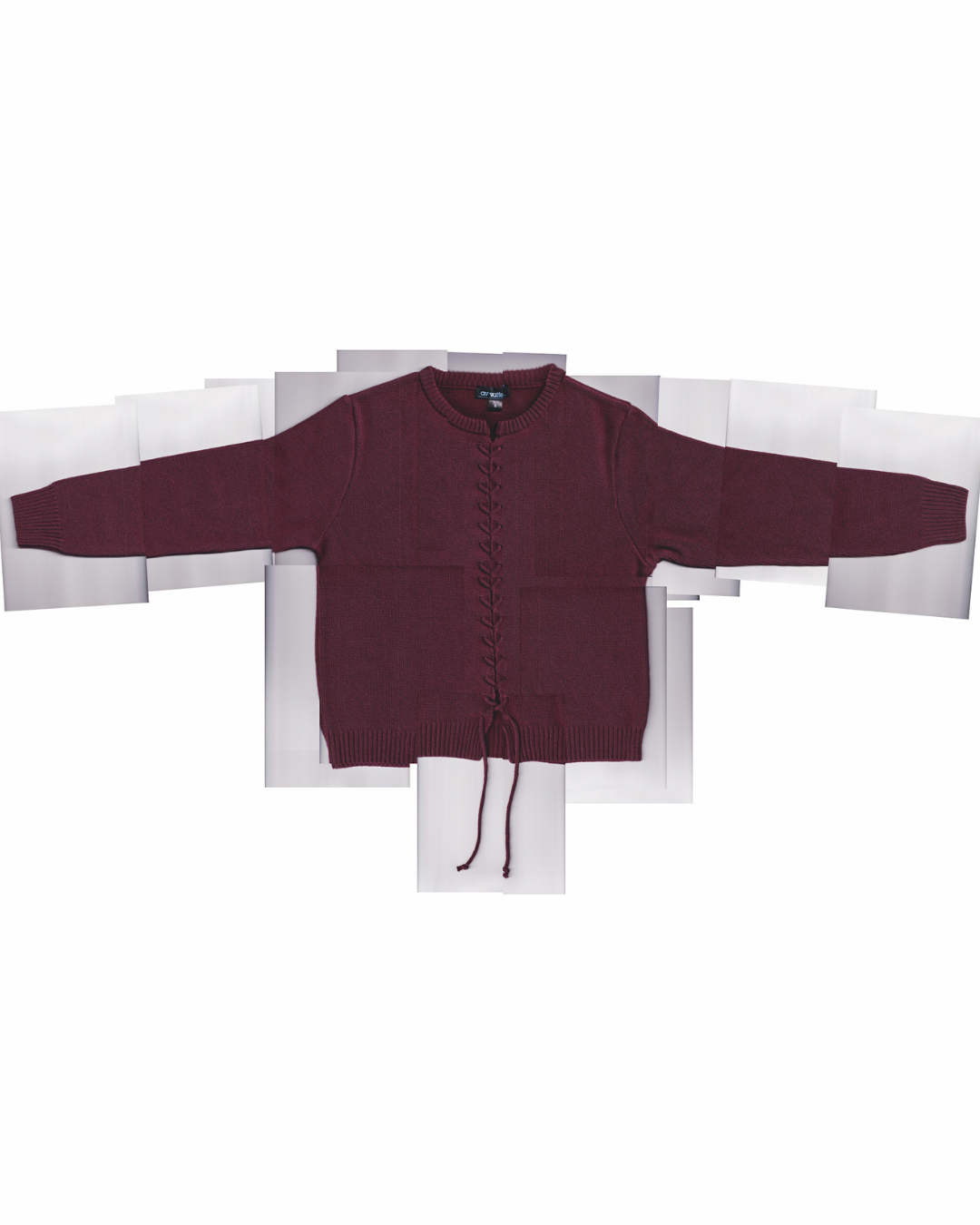 VIPER CARDIGAN Wine Red