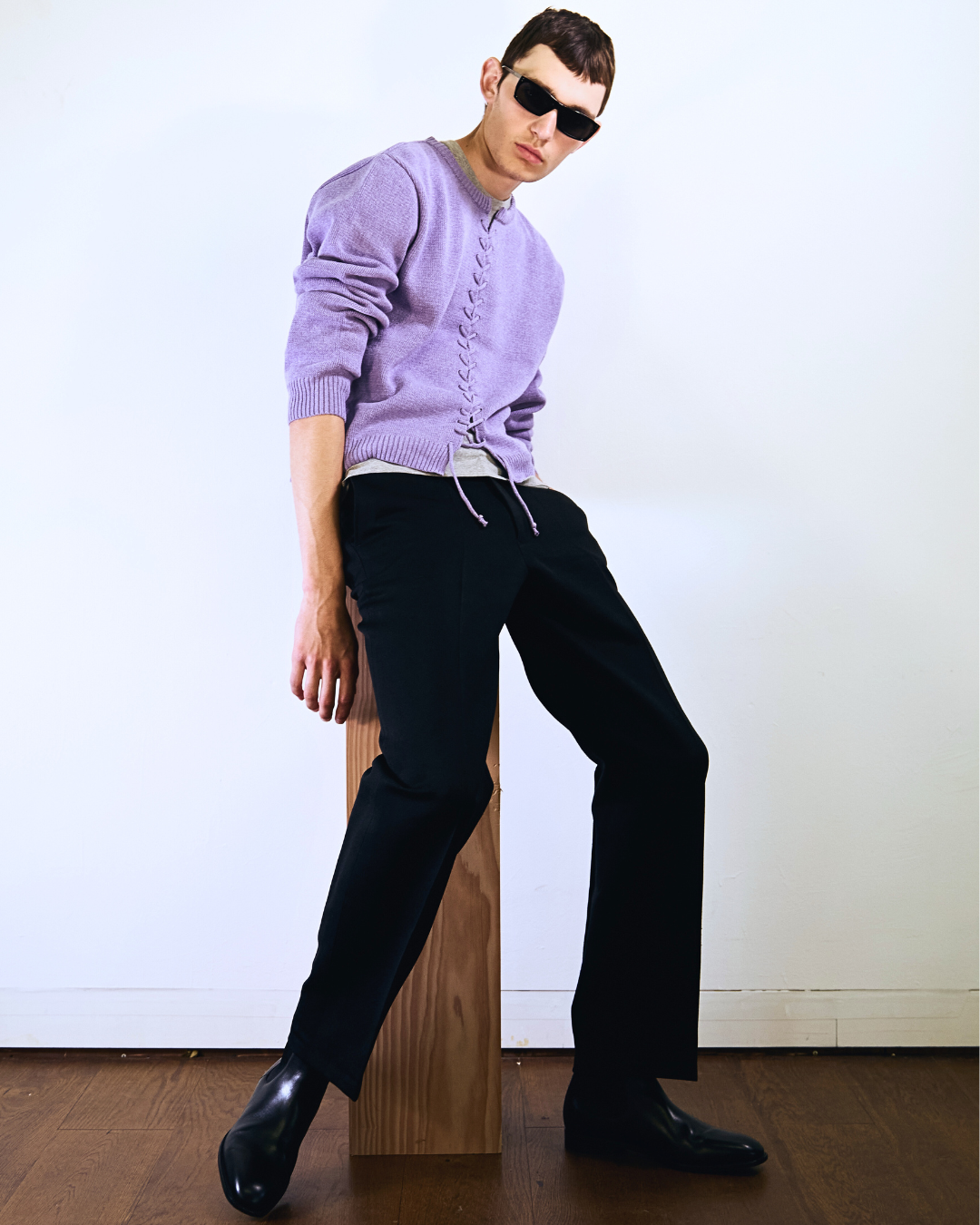 VIPER CARDIGAN Lilac