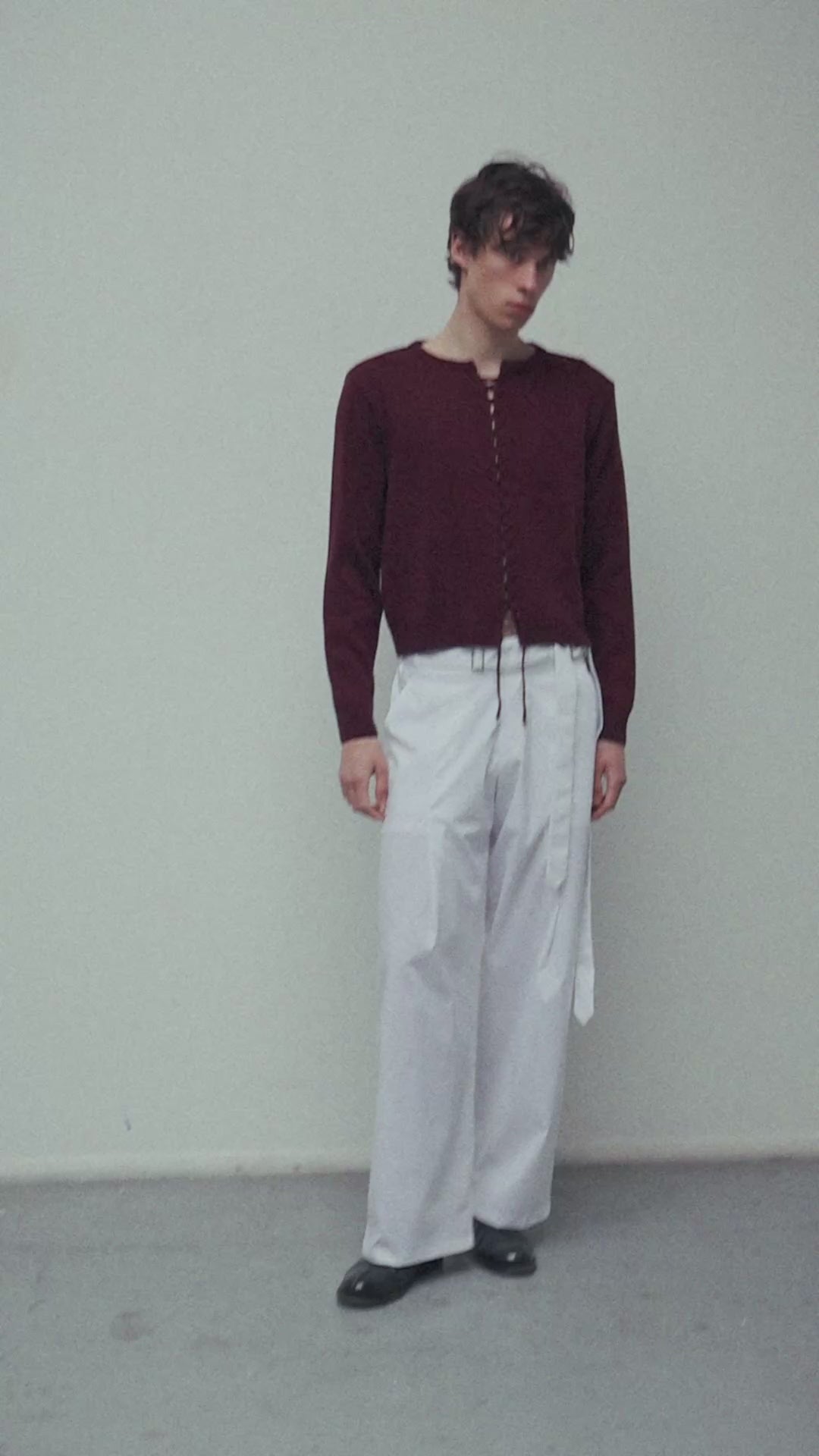 Viper Cardigan Wine Red – av vattev